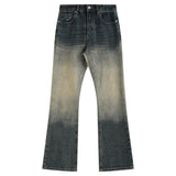 WASHED GRADIENT MUD DYE JEANS