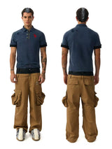 EMBROIDERED WARHORSE POLO SHIRT
