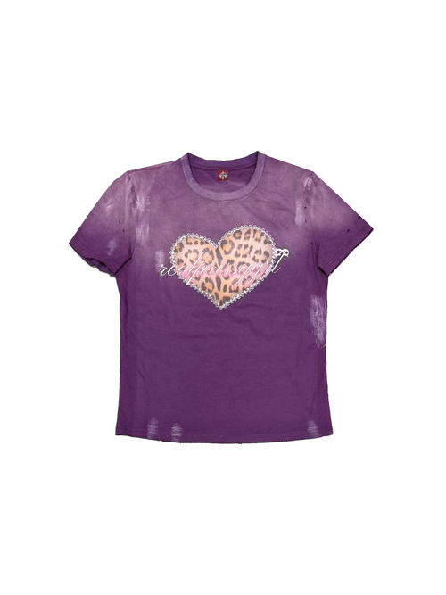VANDALIZED PURPLE LOVE TEE
