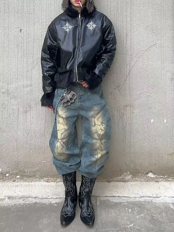HEAVY BOMBER FUR JACKET