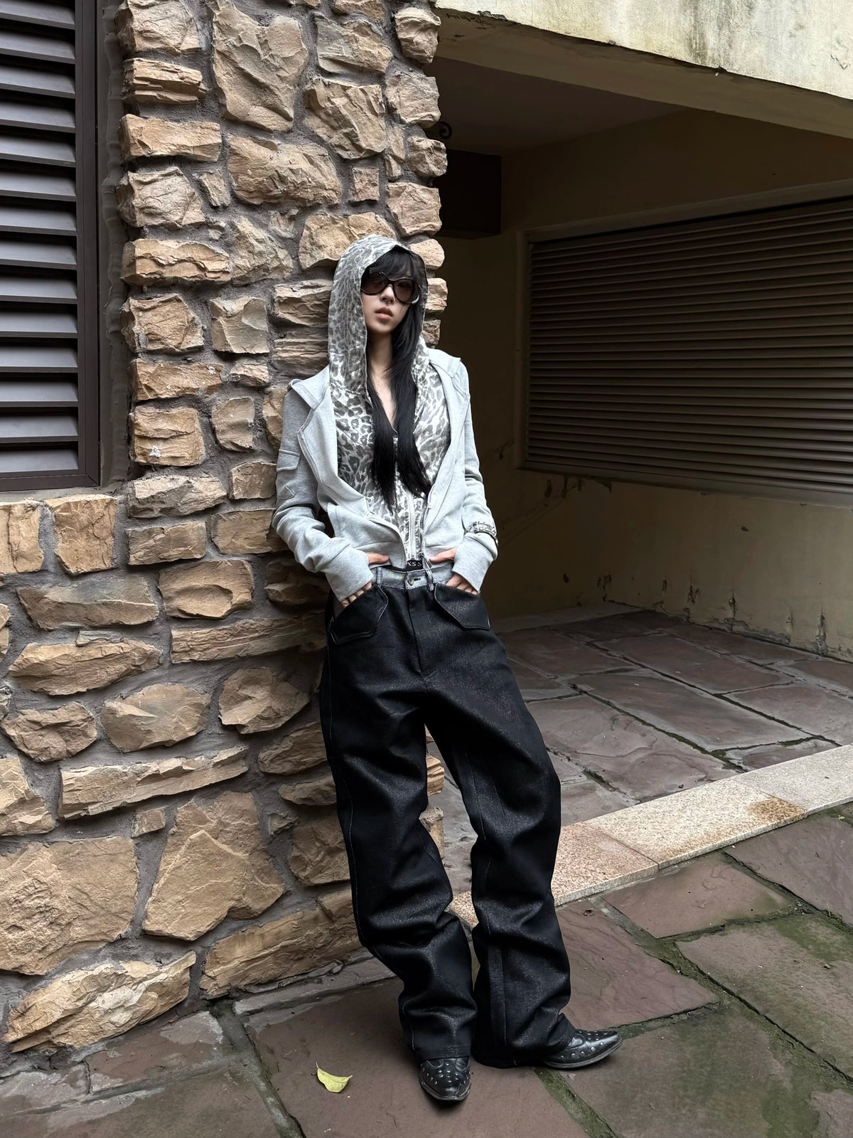 RUDE SKULL RAW DENIM JEANS