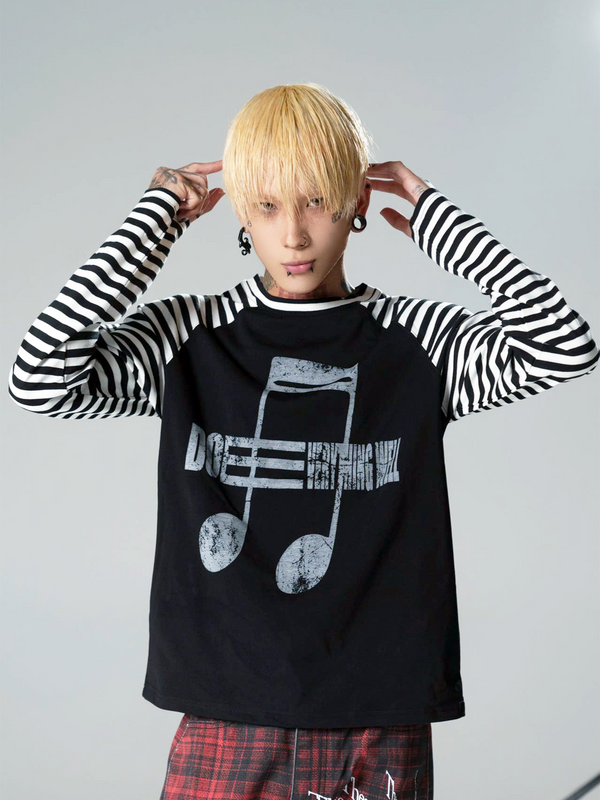 STRIPED LONG SLEEVE T-SHIRT