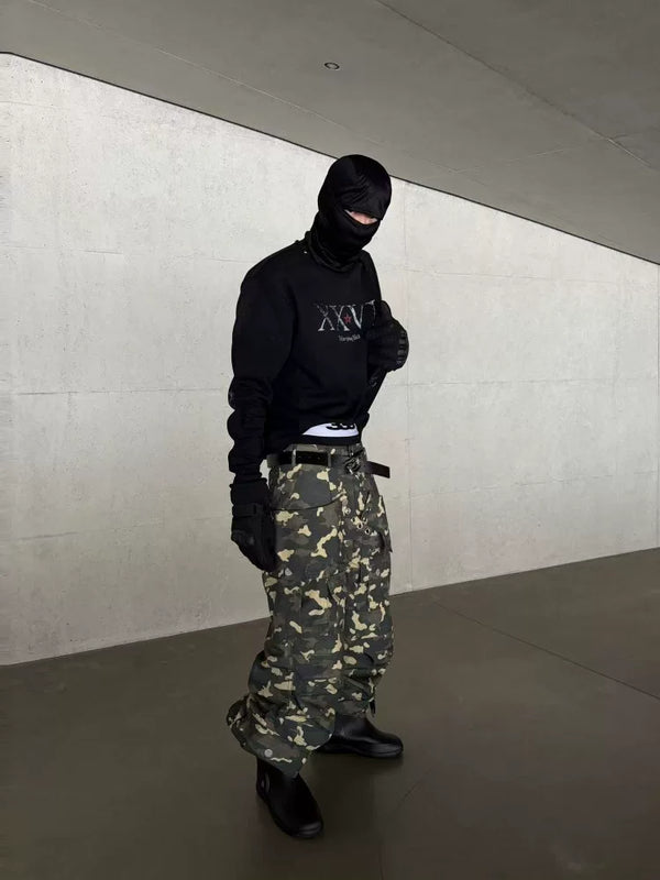 WASHED DARK BASIC LONG SLEEVE TEE