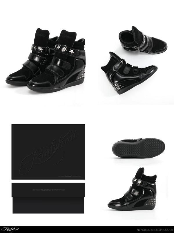 RETRO RIVET PLATFORM SNEAKERS