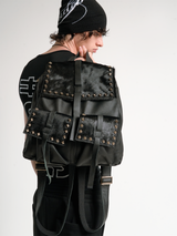 PUNK LEATHER SHOULDER BAG