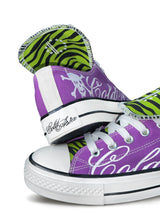 ZEBRA SKULL PRINT SNEAKERS