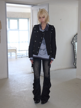 PUNK MILITARY DOUBLE-BREASTED JACKET