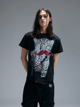 FLORAL SCRIPT STREETWEAR T-SHIRT