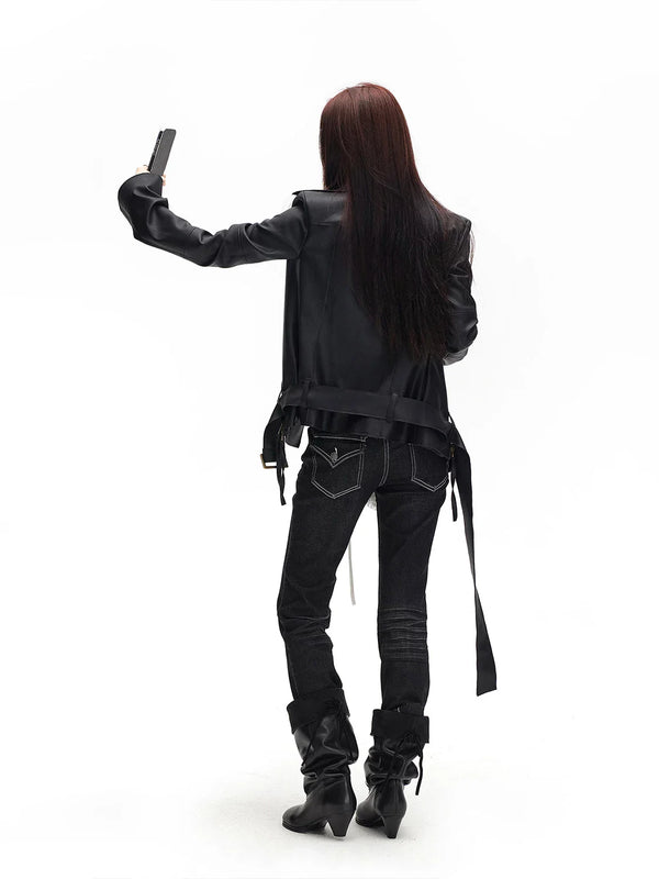 VINTAGE MULTI-WEAR LEATHER JACKET