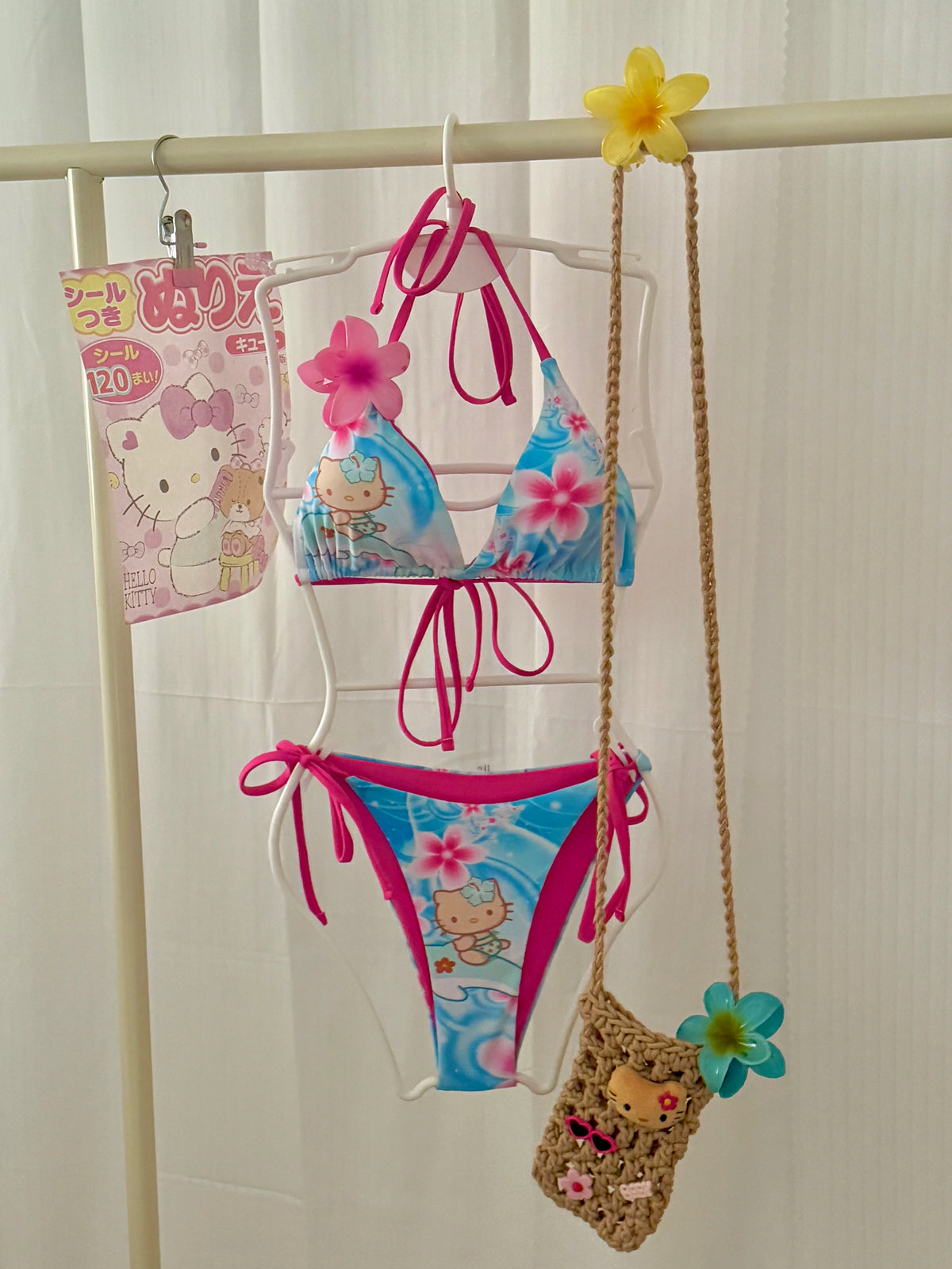 CUTE KITTY CAT BIKINI SET