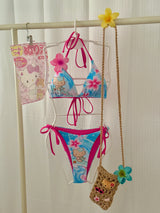 CUTE KITTY CAT BIKINI SET