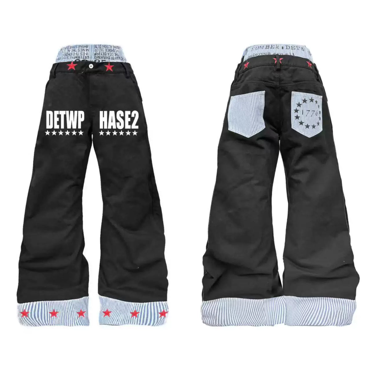 NICHE DOUBLE WAIST MACHETE JEANS