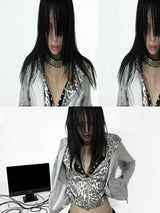 LEOPARD PRINT SLIM FIT SWEATSHIRT