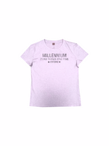 SNOWFLAKE PATTERN ROUND NECK T-SHIRT