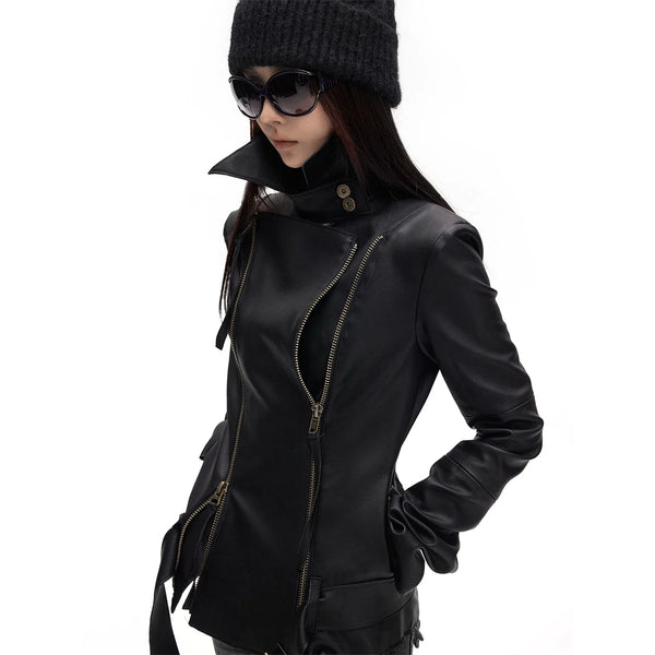 VINTAGE MULTI-WEAR LEATHER JACKET