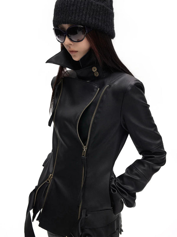 VINTAGE MULTI-WEAR LEATHER JACKET