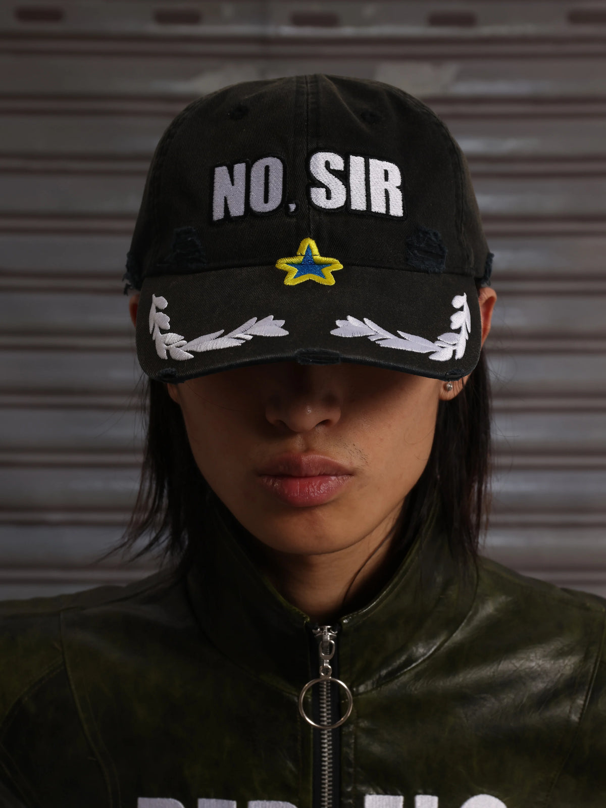 REBEL SLOGAN BASEBALL CAP