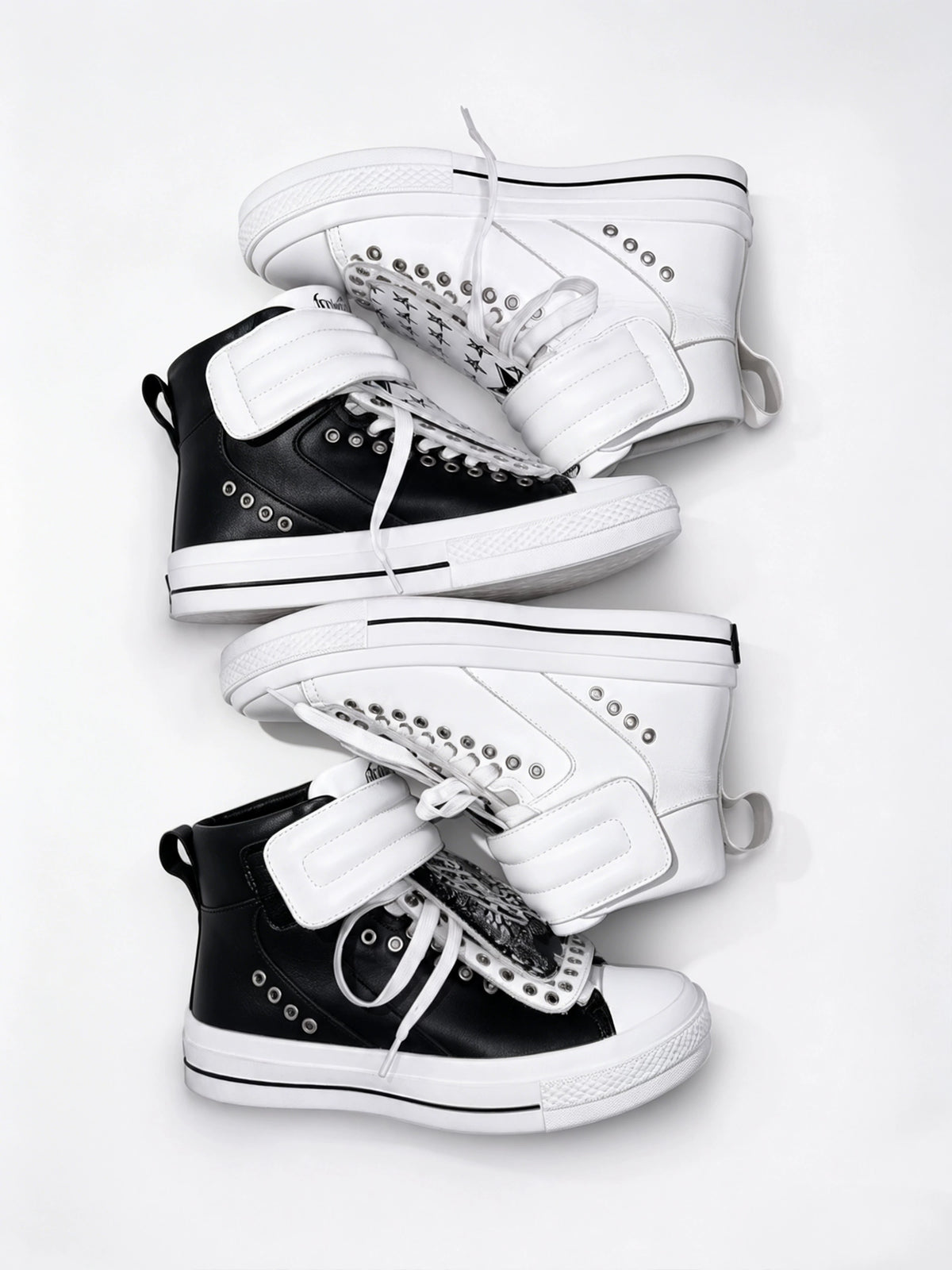 CASUAL HIGH-TOP SNEAKERS WITH INSOLES