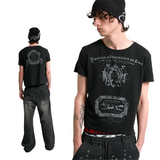 ENGRAVED PRINT STREET TEE