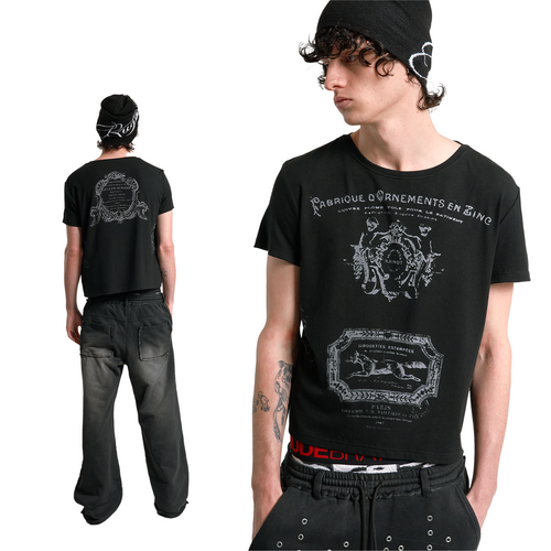 ENGRAVED PRINT STREET TEE