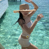 KOREAN BANDEAU SWIMWEAR SET