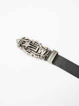 EMBOSSED LEATHER TEXTURE BELT