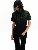GRADIENT PRINT POLO SHIRT