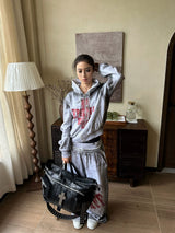 REBEL WAVE SLOGAN HOODIE