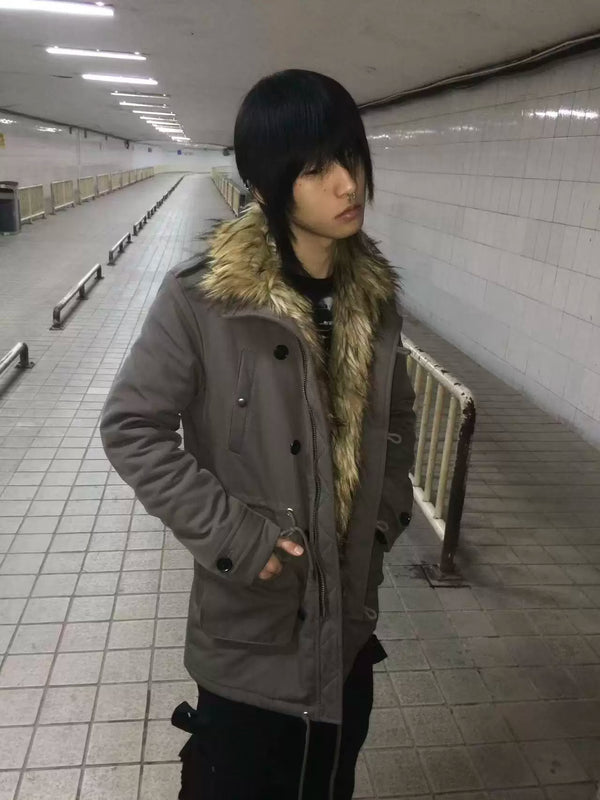 FAUX FUR WINDPROOF JACKET