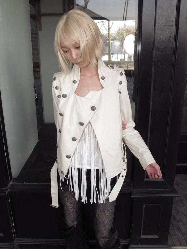 PUNK MILITARY DOUBLE-BREASTED JACKET