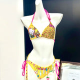 CUTE KITTY CAT BIKINI SET