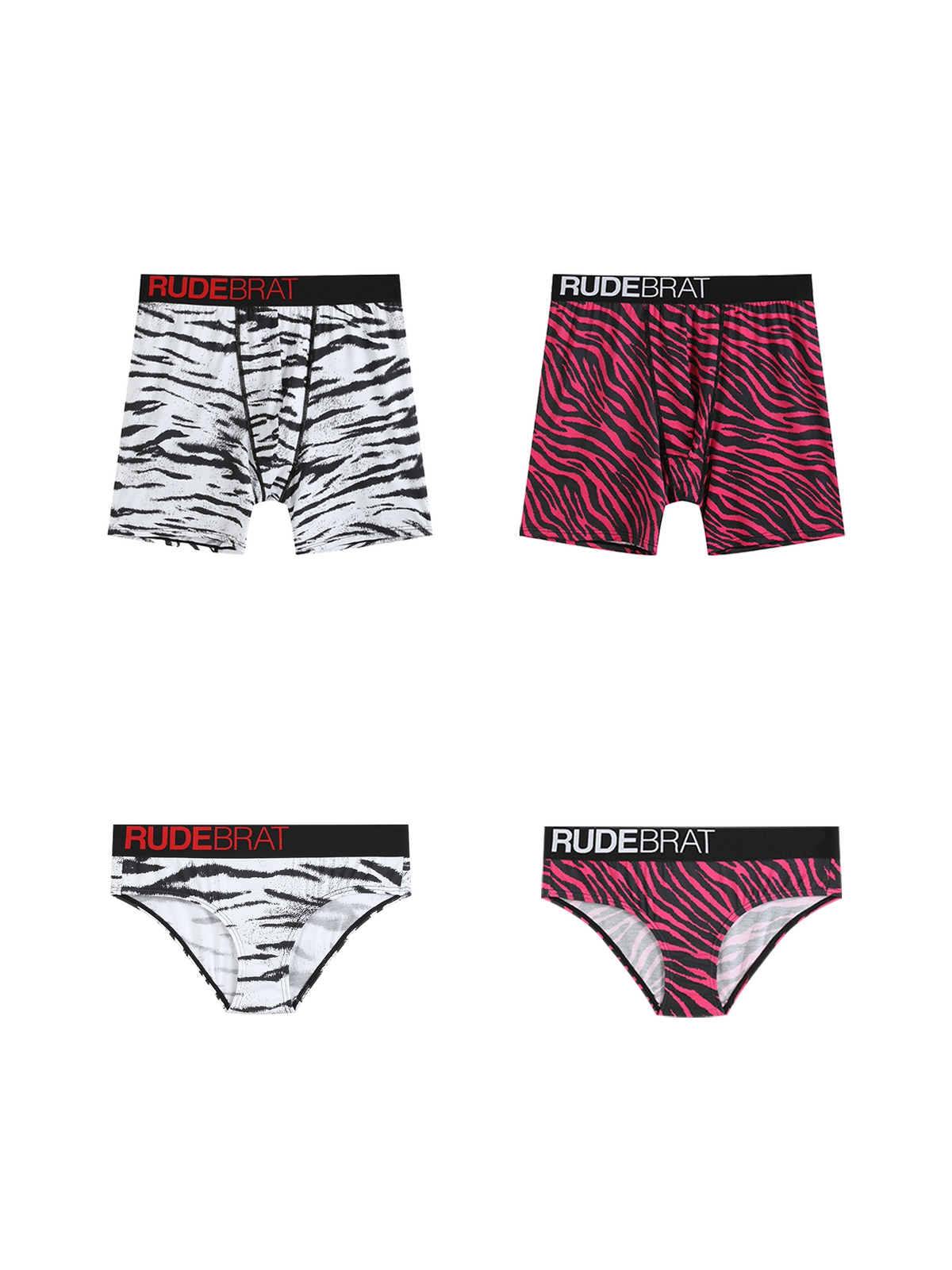 REBEL TIGER PRINT BRIEFS