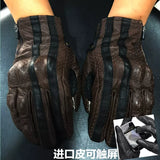 VINTAGE LEATHER BIKER GLOVES