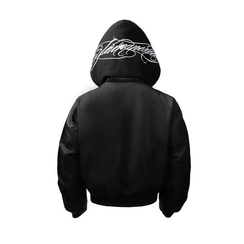 RETRO EMBROIDERED HOODIE JACKET