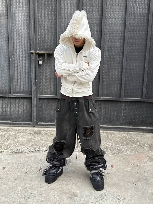 HEAVYWEIGHT MOHAWK HOODIE JACKET
