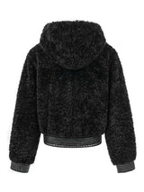 PLUSH PATCHWORK SUEDE JACKET