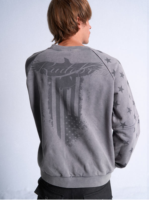 HAZE GRAY EAGLE SWEATSHIRT
