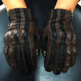 VINTAGE LEATHER BIKER GLOVES