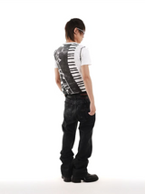RHINESTONE-EMBELLISHED 3D T-SHIRT