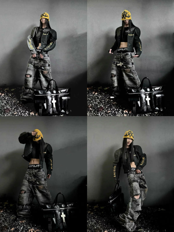 BURST PATTERN STUDDED BELT