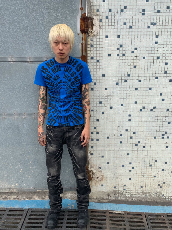 CASUAL BLUE SLIM-FIT T-SHIRT