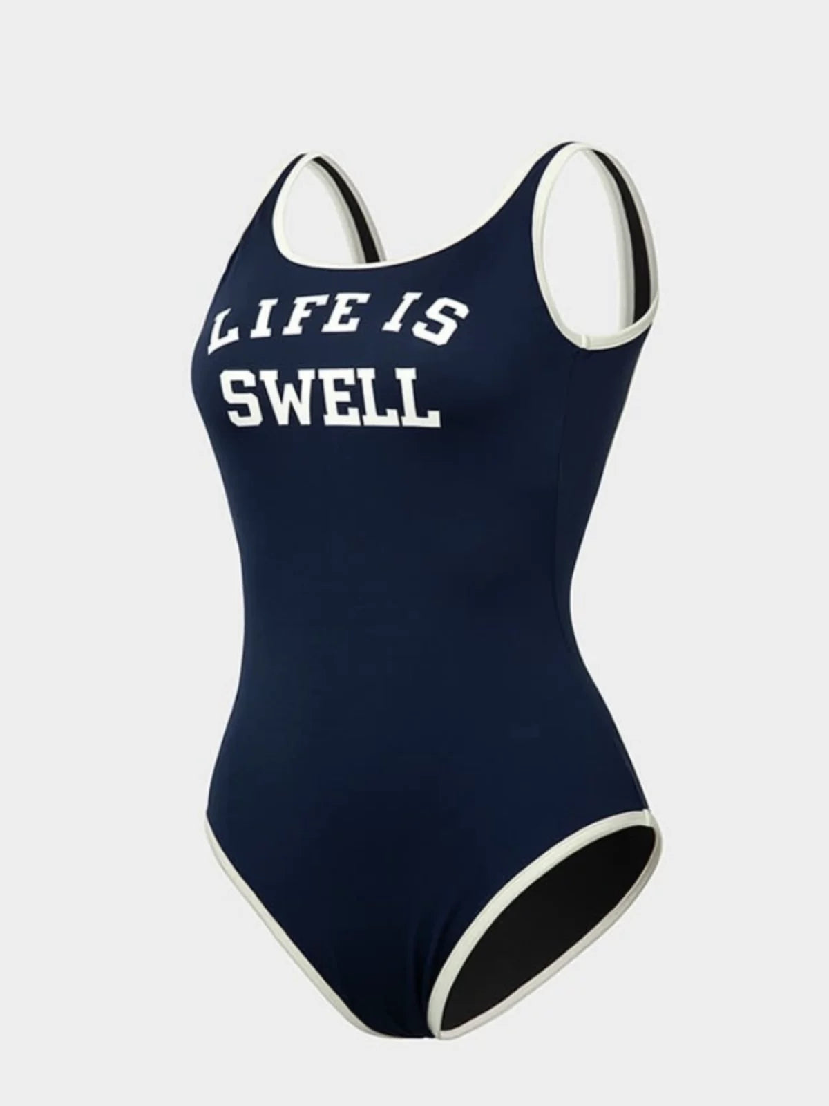 SLIMMING BACKLESS ONE-PIECE SWIMSUIT