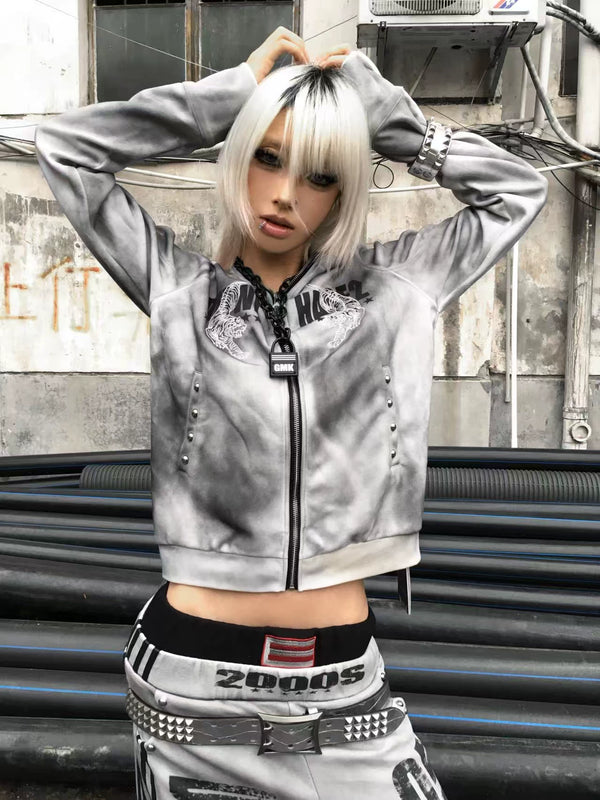 VINTAGE TIGER HOODIE JACKET