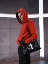 CROSSBODY SQUARE TOTE BAG