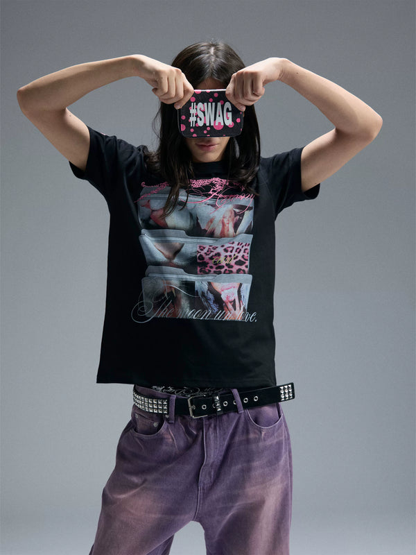 MILLENNIUM WIND EMBROIDERED T-SHIRT