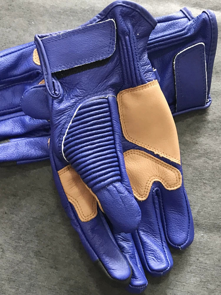 VINTAGE LEATHER BIKER GLOVES