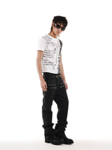 RHINESTONE-EMBELLISHED 3D T-SHIRT