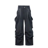RETRO FUNCTIONAL WIDE LEG PANTS
