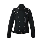 PUNK MILITARY DOUBLE-BREASTED JACKET