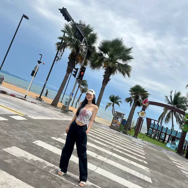 FLORAL TIE-STRAP BIKINI SET